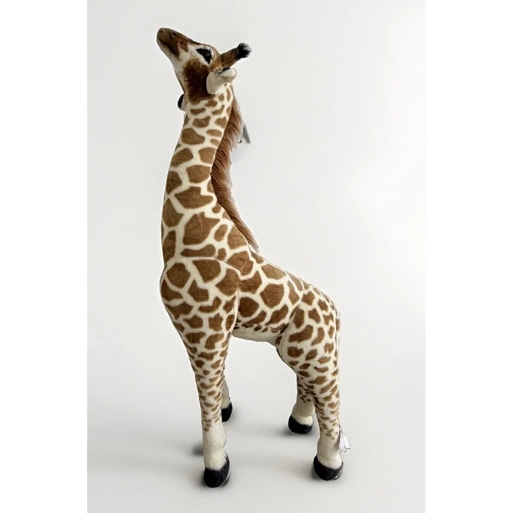 Melissa & Doug Giant Giraffe - Lifelike Plush Stuffed Animal (over 4 feet tall)